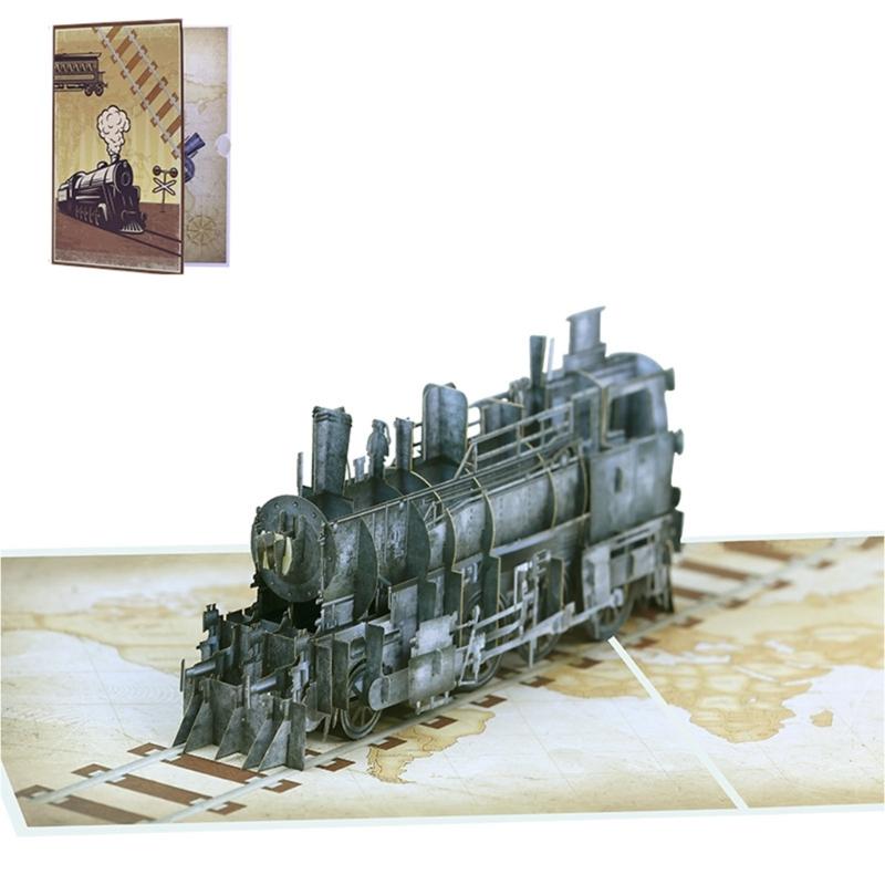 3D Steam Train Card with Envelope Handmade Greeting Card Foldable Happy Birthday Blessing Card Unique Gift for Him 1
3D Steam Train Card with Envelope Handmade Greeting Card Foldable Happy Birthday Blessing Card Unique Gift for Him 1