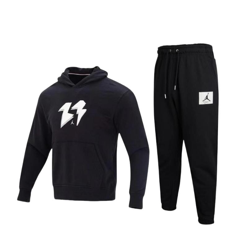 Jordan Logo Lightning Print Hoodie And Cuffed Sweatpants Set Men activewear Black FQ1871-010+DQ7469-010 M
Jordan Logo Lightning Print Hoodie And Cuffed Sweatpants Set Men activewear Black FQ1871-010+DQ7469-010 M