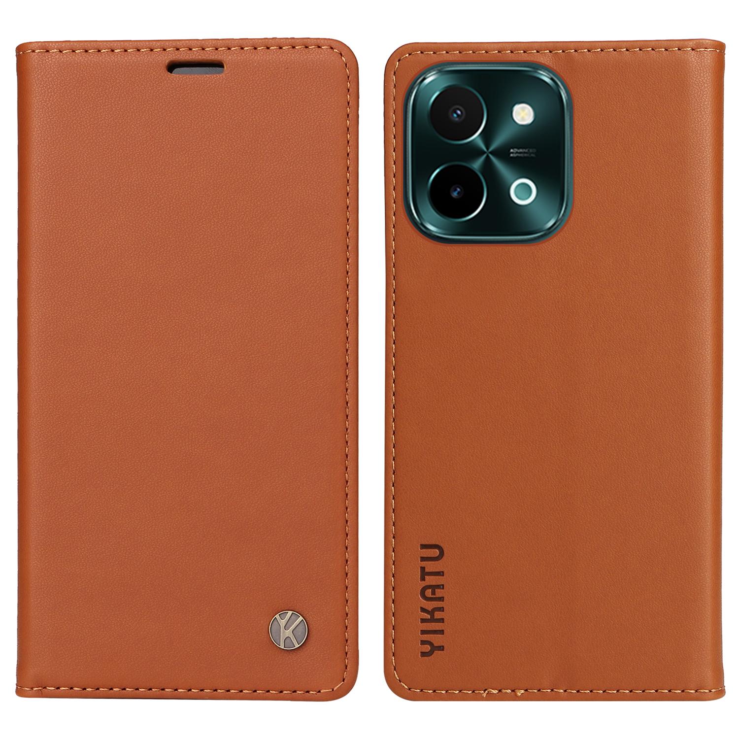 YIKATU YK-001 For vivo Y28 4G Case Card Slot Stand Leather Phone Cover Strong Magnetic A
YIKATU YK-001 For vivo Y28 4G Case Card Slot Stand Leather Phone Cover Strong Magnetic A