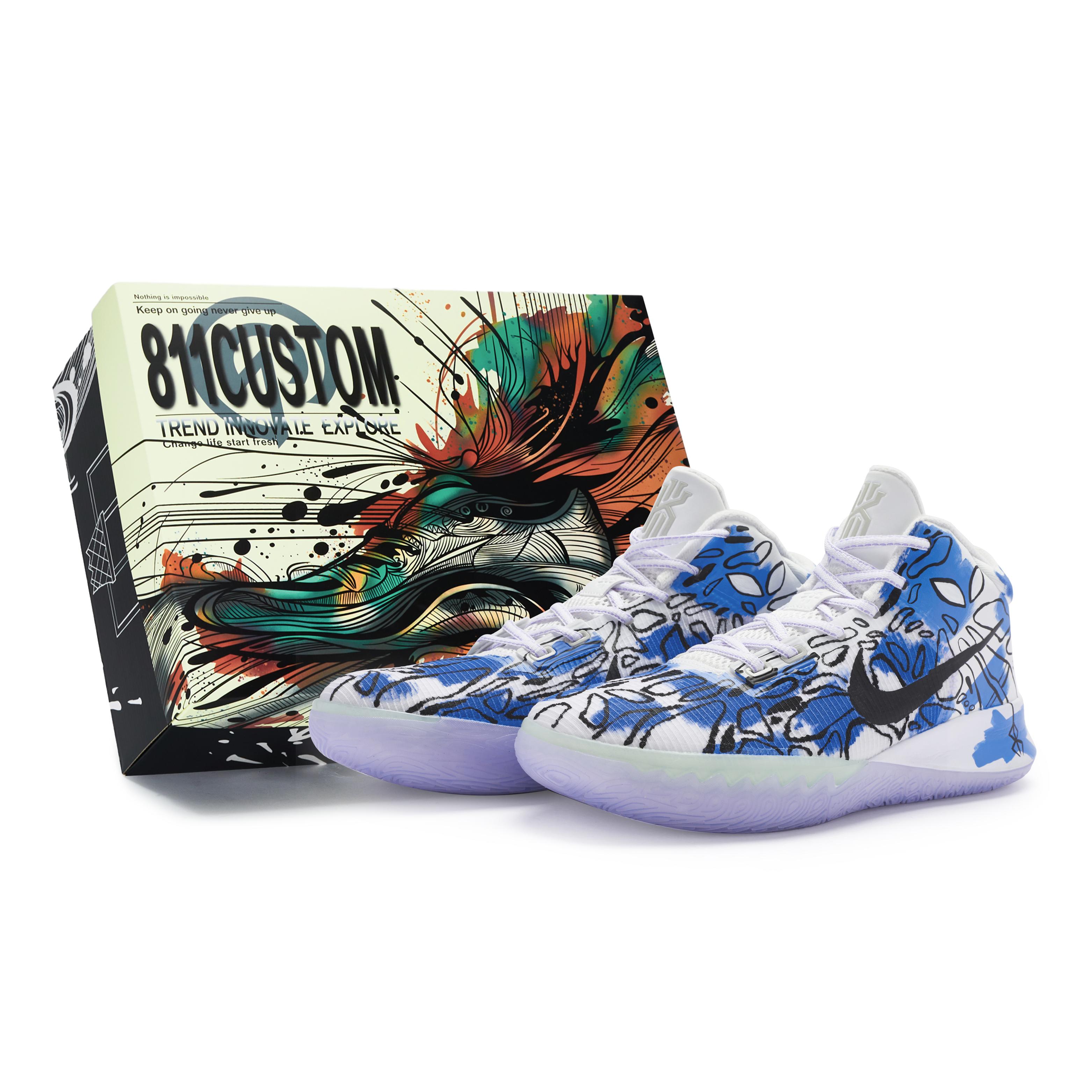 Nike Flytrap 4 Slip Resistant Abrasion Resistant Mid top Basketball Shoes Men s Blue Black White CT1973-101(Team80-S-BOX) 42
Nike Flytrap 4 Slip Resistant Abrasion Resistant Mid top Basketball Shoes Men s Blue Black White CT1973-101(Team80-S-BOX) 42