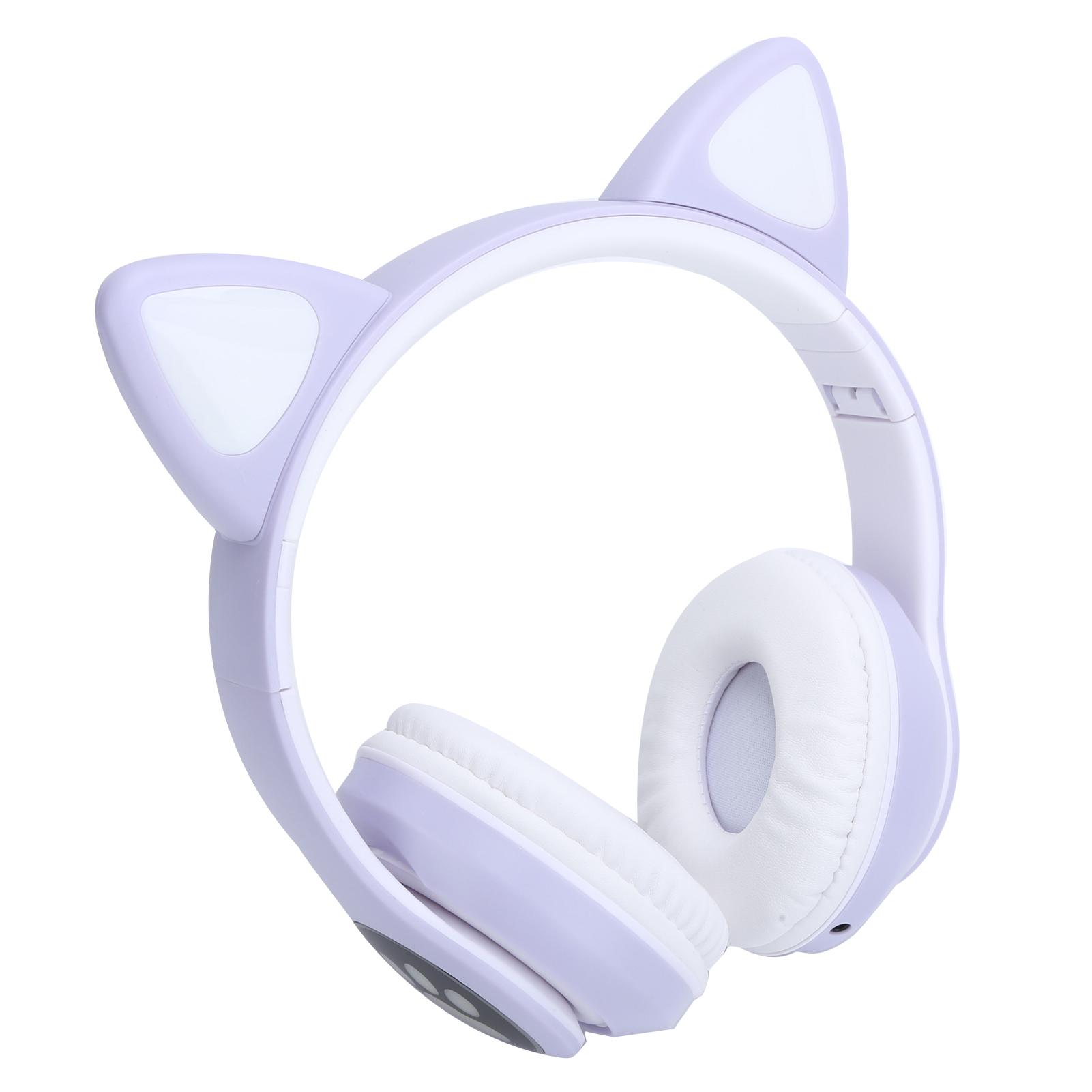 Bluetooth 5.0 Headphones Cat Ear LED Light Wireless Cute Headsets for Young PeoplePurple Cat Paw Pattern фиолетовый
Bluetooth 5.0 Headphones Cat Ear LED Light Wireless Cute Headsets for Young PeoplePurple Cat Paw Pattern фиолетовый