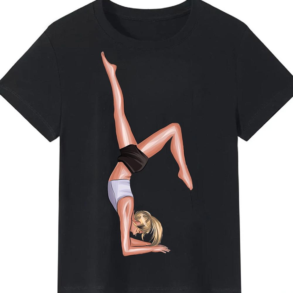 Yoga Girl Graphic T Shirt Black Summer Casual Clothing Handstand Pose Print Tee Short Sleeve Casual for Yoga and Fitness Lovers S
Yoga Girl Graphic T Shirt Black Summer Casual Clothing Handstand Pose Print Tee Short Sleeve Casual for Yoga and Fitness Lovers S