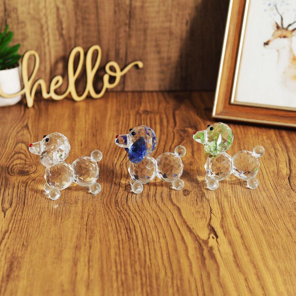Cute Crystal Dog Statue 3D Animal Figurine Feng Shui Ornament Clear Dog Ornament Collection
Cute Crystal Dog Statue 3D Animal Figurine Feng Shui Ornament Clear Dog Ornament Collection
