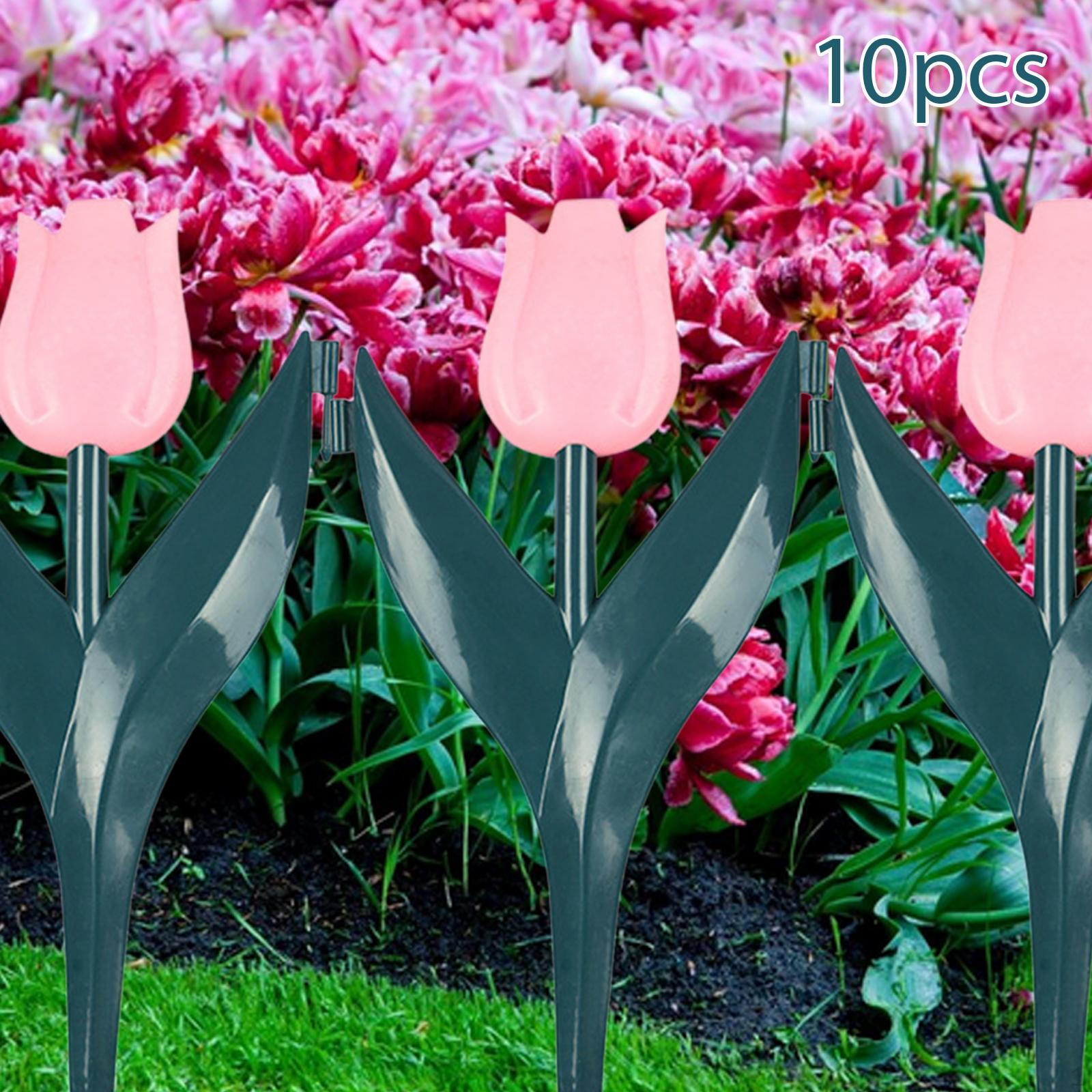 10 шт. Садовий бордюр Тюльпан для газону та доріжки Pink Flower
10 шт. Садовий бордюр Тюльпан для газону та доріжки Pink Flower
