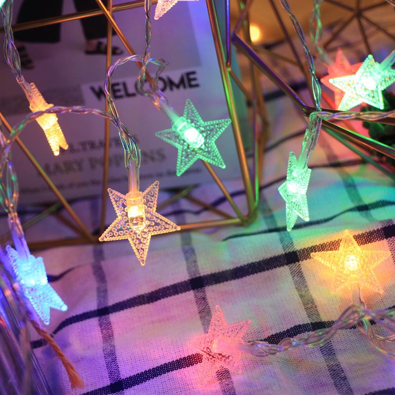 Outdoor Waterproof LED Starry Sky String Lights - Colorful Five-Pointed Star Decor 1.5m 10 lights Battery
Outdoor Waterproof LED Starry Sky String Lights - Colorful Five-Pointed Star Decor 1.5m 10 lights Battery