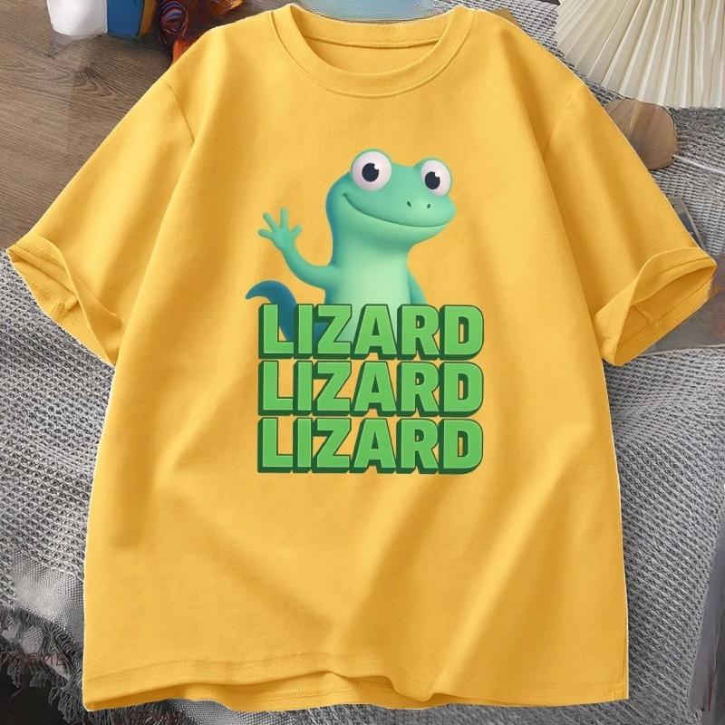 Lizard Lizard Meme TShirt for Unisex Women Funny Weirdcore Y2K Clothes Casual Loose Short Sleeve Cotton T Shirt Round Neck Tops 4XL
Lizard Lizard Meme TShirt for Unisex Women Funny Weirdcore Y2K Clothes Casual Loose Short Sleeve Cotton T Shirt Round Neck Tops 4XL
