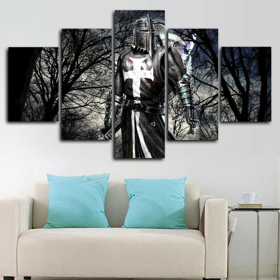 Unframed 5 Panel Knight Templar Warrior Gaming Game Bar Kids Room Decor Pictures Wall Art Home Decor Posters Canvas Paintings 20x35 20x45 20x55cm
Unframed 5 Panel Knight Templar Warrior Gaming Game Bar Kids Room Decor Pictures Wall Art Home Decor Posters Canvas Paintings 20x35 20x45 20x55cm