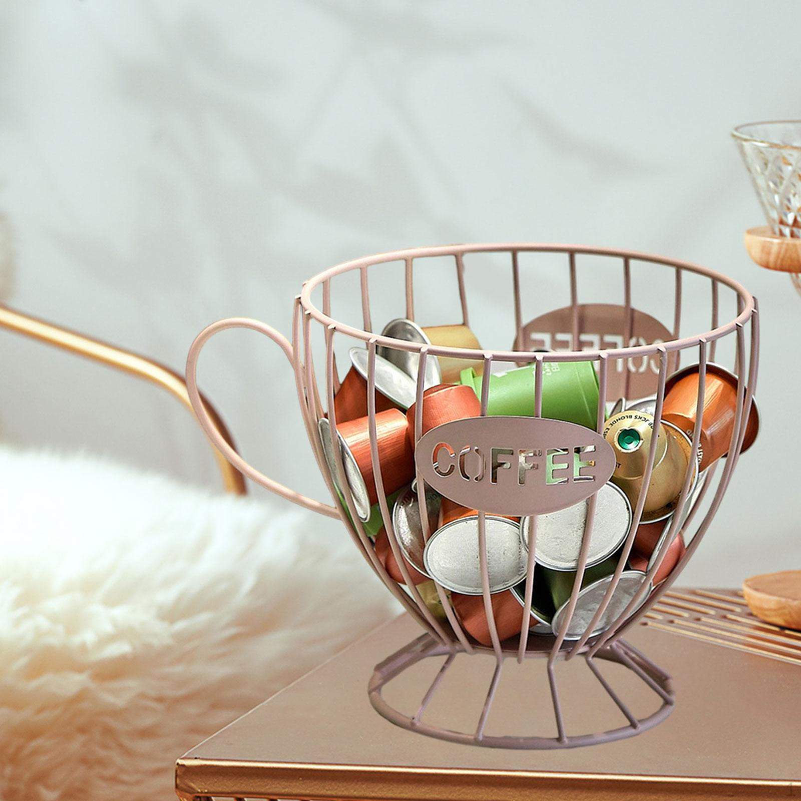 Держатель для кофейных капсул, органайзер, корзина для хранения закусок большой вместимости, контейнер для стола розовый
Держатель для кофейных капсул, органайзер, корзина для хранения закусок большой вместимости, контейнер для стола розовый