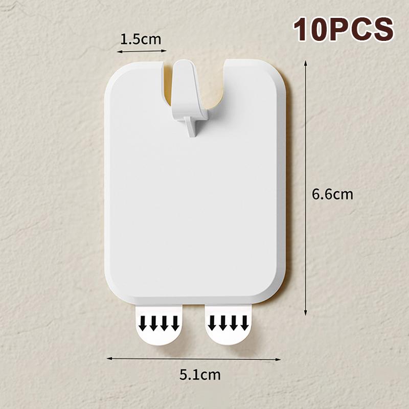 1/2/10Pcs Picture Frame Hook Punch-Free Self-Adhesive Wall Hooks Strong Adhesive Seamless Wall Hanging Organizer 10pcs білий
1/2/10Pcs Picture Frame Hook Punch-Free Self-Adhesive Wall Hooks Strong Adhesive Seamless Wall Hanging Organizer 10pcs білий