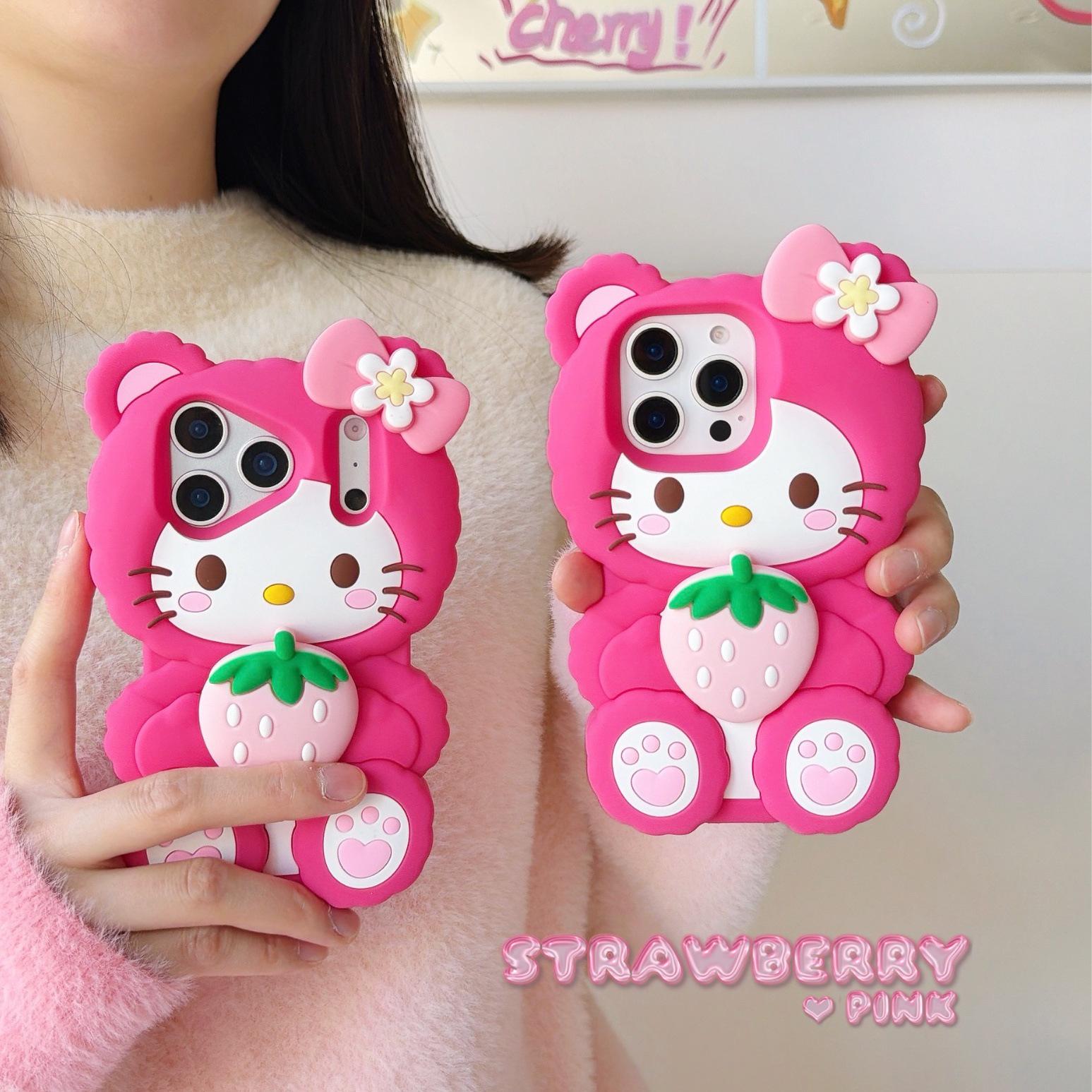 New 3D Bow Strawberry Grass KT Phone Case for iPhone 17 Pro – Rose Red 16 Pro Max
New 3D Bow Strawberry Grass KT Phone Case for iPhone 17 Pro – Rose Red 16 Pro Max