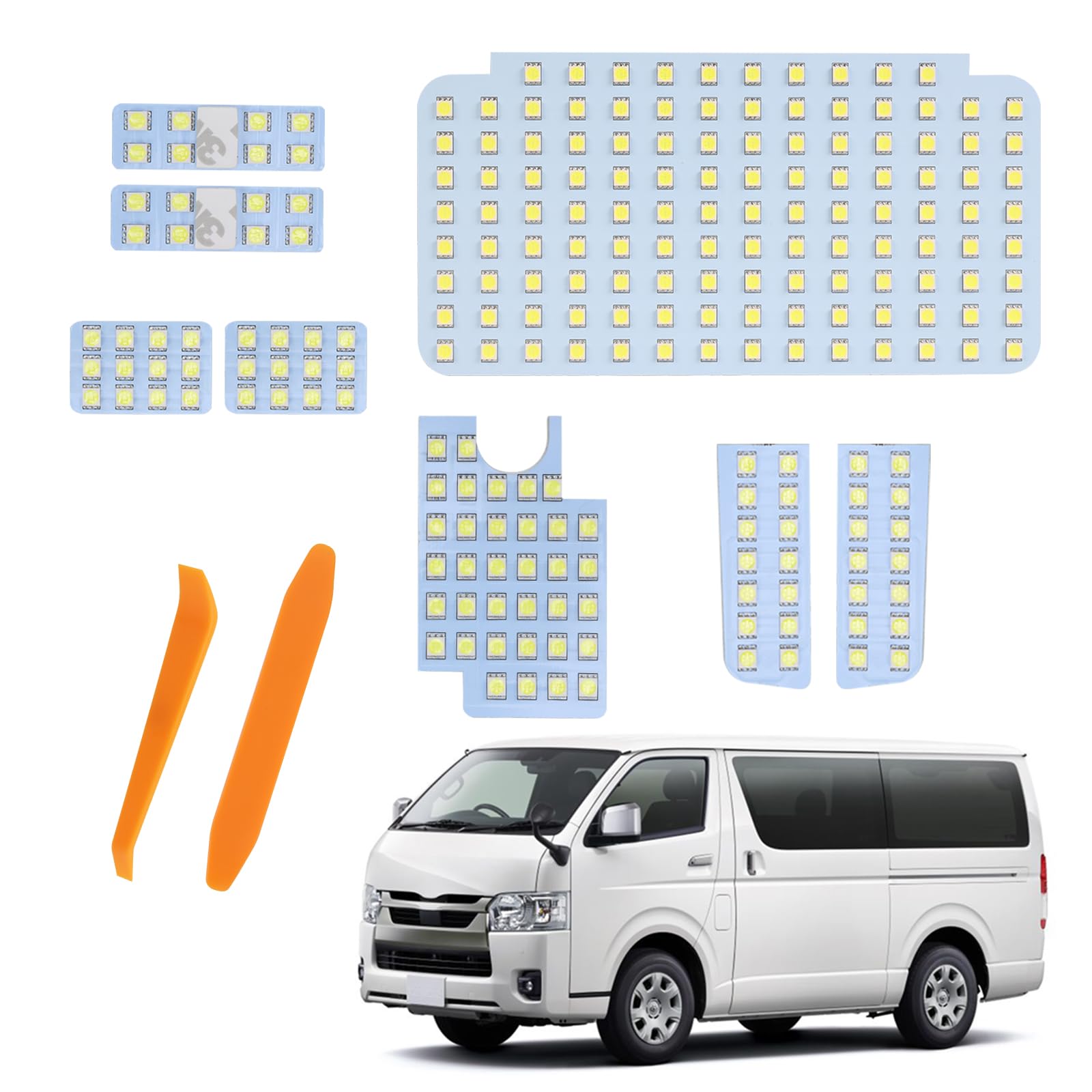 UNNKIBO Светодиодная лампа салона для Toyota Hiace 200 Series Super GL Белый 6500K Светодиодное внутреннее освещение Кастомные детали интерьера Оригинальная замена Инструменты для установки
UNNKIBO Светодиодная лампа салона для Toyota Hiace 200 Series Super GL Белый 6500K Светодиодное внутреннее освещение Кастомные детали интерьера Оригинальная замена Инструменты для установки