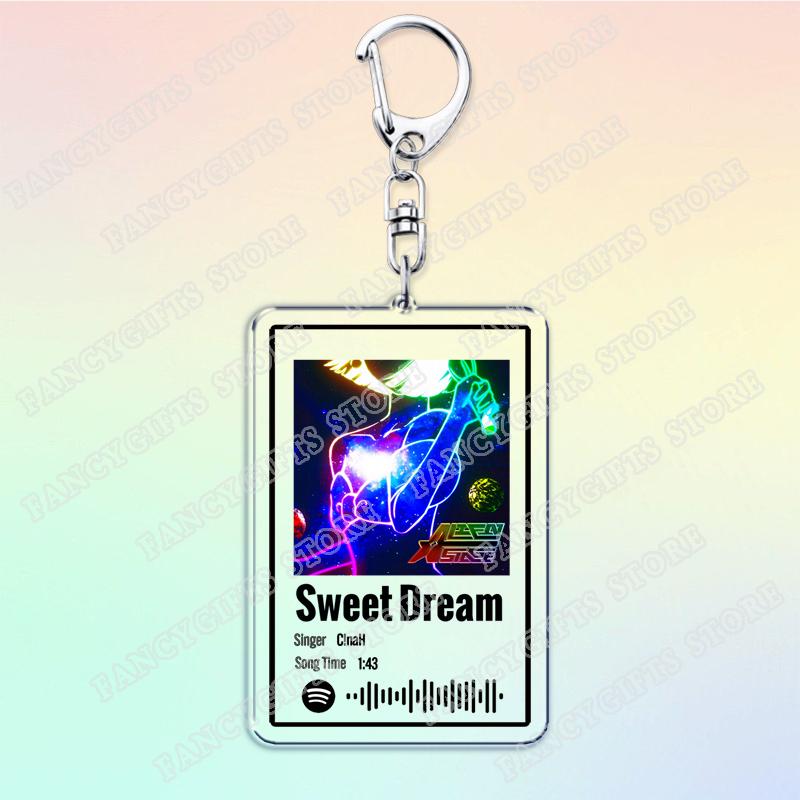 Anime Alien Stage Original Soundtrack Keychain for Women Accessories Bag Cure Black Sorrow Music Songs Keying Jewelry Fans Gift
Anime Alien Stage Original Soundtrack Keychain for Women Accessories Bag Cure Black Sorrow Music Songs Keying Jewelry Fans Gift