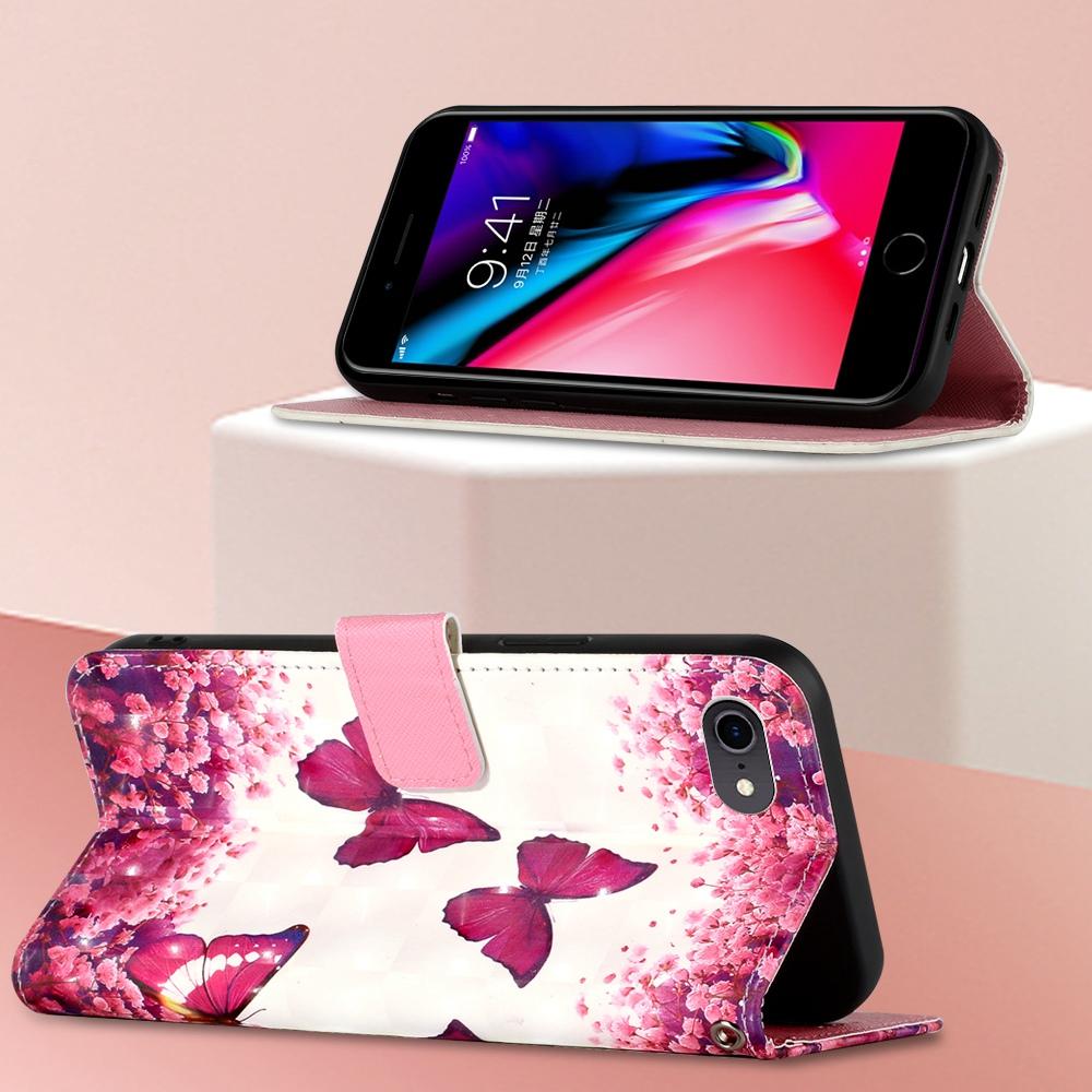 For iPhone SE (2020)/SE (2022)/7/8 Leather Case 3D Pattern Printing Wallet Stand Mobile Cover with Strap Skull
For iPhone SE (2020)/SE (2022)/7/8 Leather Case 3D Pattern Printing Wallet Stand Mobile Cover with Strap Skull