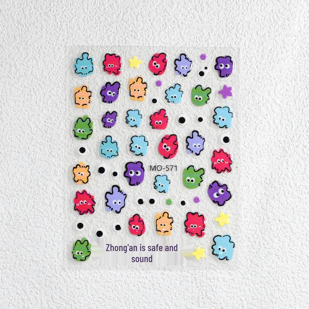 Popular Cute 3D Jelly Candy Nail Stickers - Dopamine Slime Design
Popular Cute 3D Jelly Candy Nail Stickers - Dopamine Slime Design