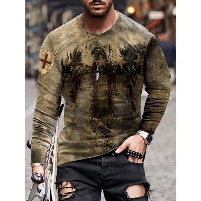 Модные футболки с принтом орла 3D, мужская повседневная удобная футболка с длинным рукавом, дизайнерская одежда с рисунком животных, мужские топы 6XL
Модные футболки с принтом орла 3D, мужская повседневная удобная футболка с длинным рукавом, дизайнерская одежда с рисунком животных, мужские топы 6XL