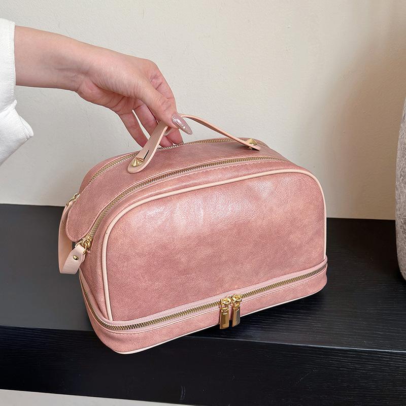 2026 Cosmetic Bag Women s High-end Sense Large-capacity Commuter Storage Bag Niche Travel Portable Double-layer Toilet Bag 30*17*18CM рожевий
2026 Cosmetic Bag Women s High-end Sense Large-capacity Commuter Storage Bag Niche Travel Portable Double-layer Toilet Bag 30*17*18CM рожевий