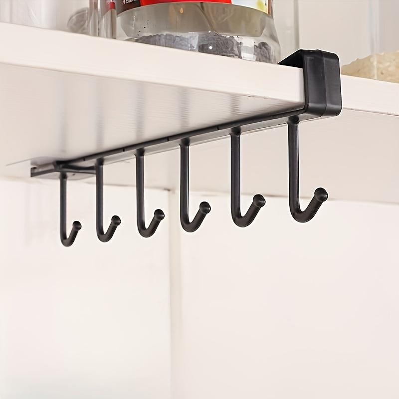 6 Hooks Western-Style Plastic Kitchen Storage Rack Wall-Mounted Non-Slip Easy to Install Multi-Functional Cup Holder чорний
6 Hooks Western-Style Plastic Kitchen Storage Rack Wall-Mounted Non-Slip Easy to Install Multi-Functional Cup Holder чорний