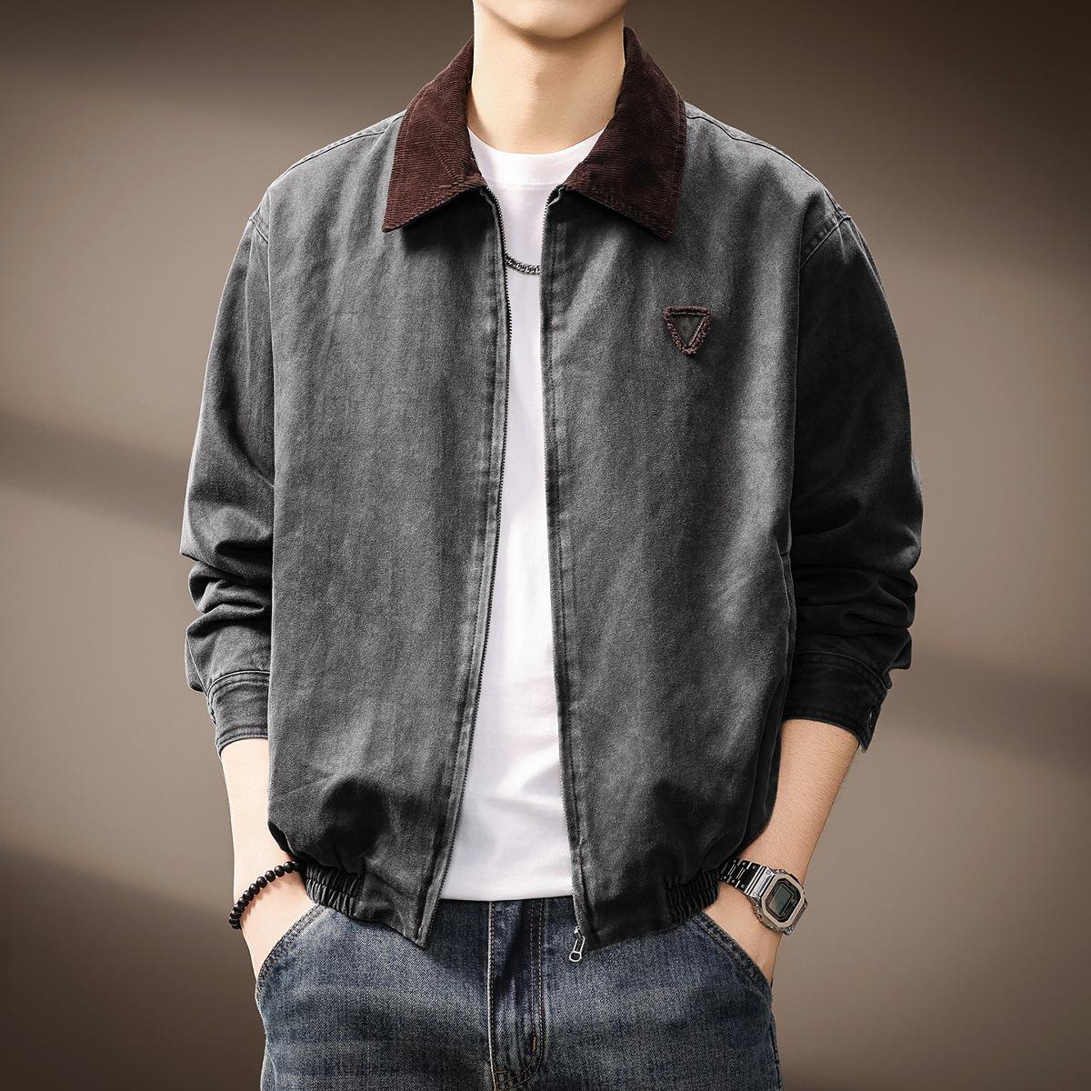Men s High-End Retro Barn-Style Oil Wax Leather Jacket, 2025 Autumn Lapel Workwear 3XL for 180-200 jin
Men s High-End Retro Barn-Style Oil Wax Leather Jacket, 2025 Autumn Lapel Workwear 3XL for 180-200 jin