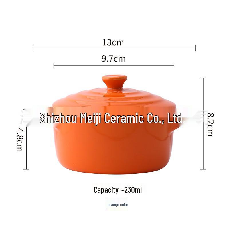 Gradient Ceramic Underglaze Stew Pot with Lid - Double Ear Bowl for Soup, Stews, or Steamed Eggs
Gradient Ceramic Underglaze Stew Pot with Lid - Double Ear Bowl for Soup, Stews, or Steamed Eggs