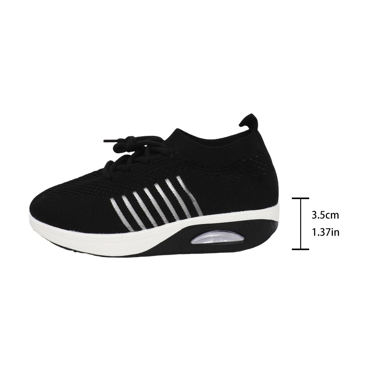 Fashion Women s Sports Shoes 2025 Fashion Breathable Mesh Height-increasing Female Sock Footwear Outdoor Platform Casual Woman Sneakers 36
Fashion Women s Sports Shoes 2025 Fashion Breathable Mesh Height-increasing Female Sock Footwear Outdoor Platform Casual Woman Sneakers 36