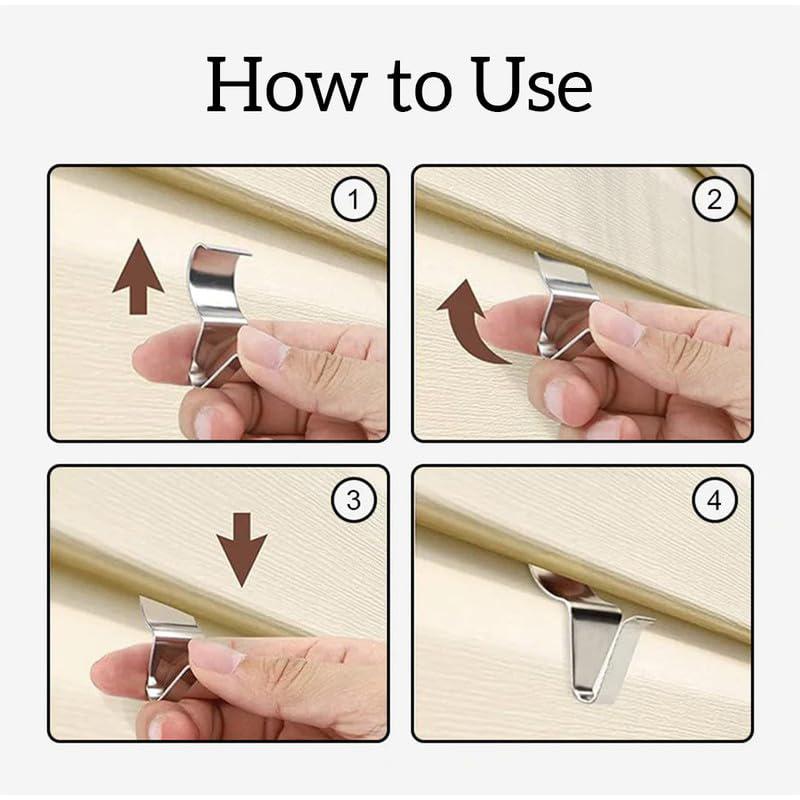 Vinyl Suspension Hooks Stainless Steel 304S Wall Joint Concealment Outdoor Indoor Creative Hooks No Hole Punching
Vinyl Suspension Hooks Stainless Steel 304S Wall Joint Concealment Outdoor Indoor Creative Hooks No Hole Punching
