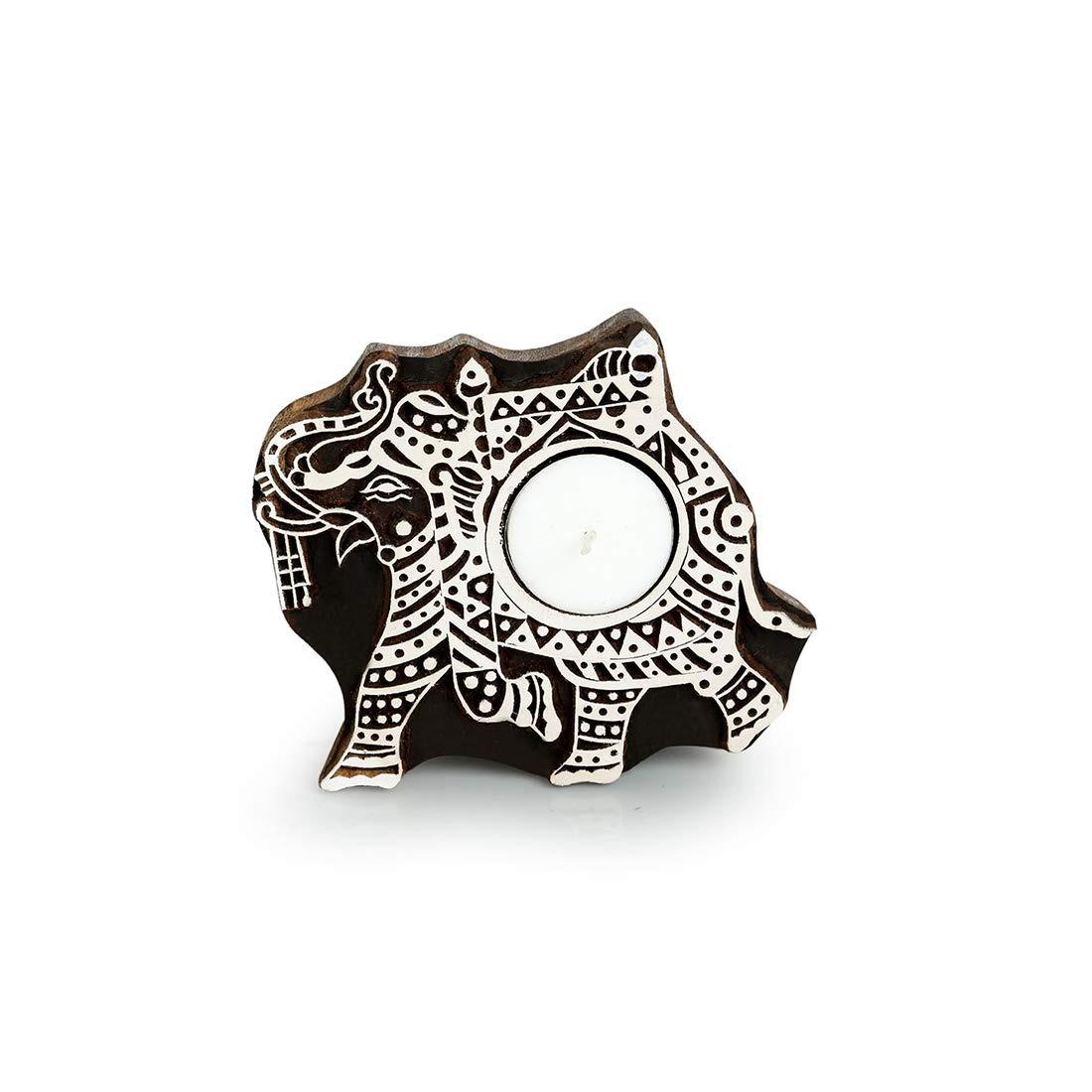 Подставка для чайной свечи Слон, Elephant Block Tea-Light Holder, ExclusiveLane
Подставка для чайной свечи Слон, Elephant Block Tea-Light Holder, ExclusiveLane