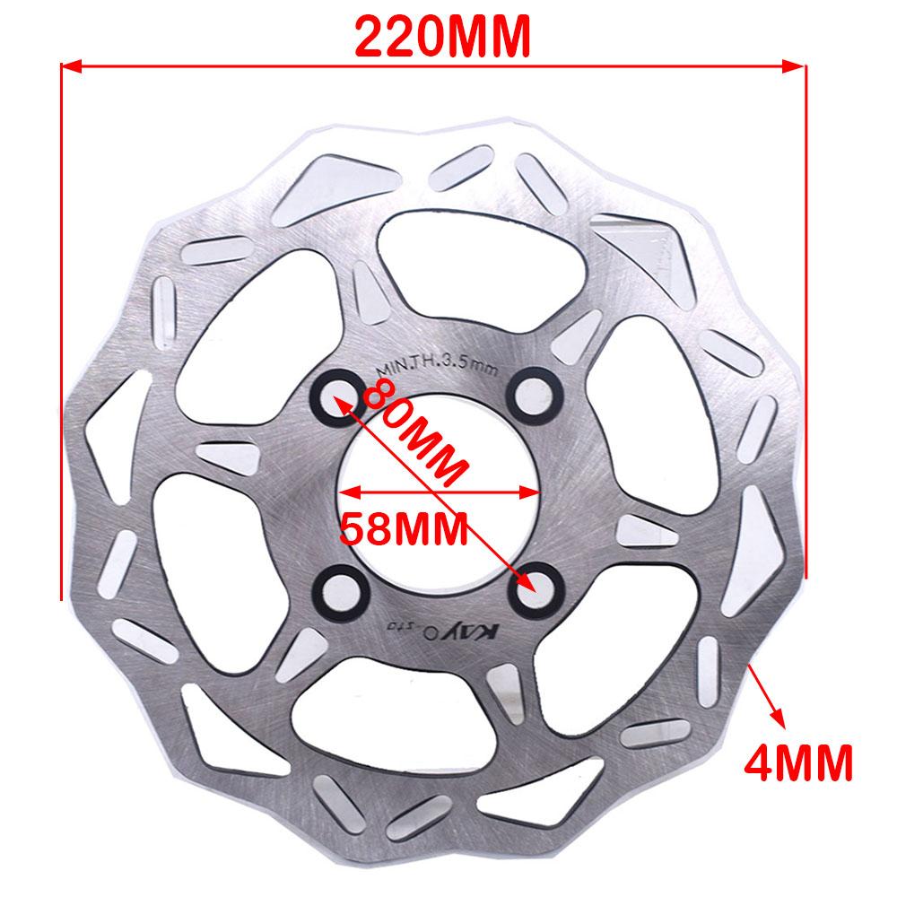 220MM 240MM Brake Disc Plate Rotor For Kayo T2 Dirt Pit Bike Use 4 Fitting Hole Inner Diameter 58MM 220MM
220MM 240MM Brake Disc Plate Rotor For Kayo T2 Dirt Pit Bike Use 4 Fitting Hole Inner Diameter 58MM 220MM