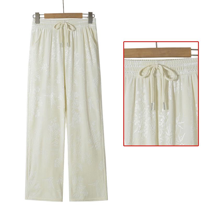 Summer Casual Breathable Elastic Waist Straight-Leg Pants for Middle-aged and Older Women 2XL (90-105 Jin) белый
Summer Casual Breathable Elastic Waist Straight-Leg Pants for Middle-aged and Older Women 2XL (90-105 Jin) белый
