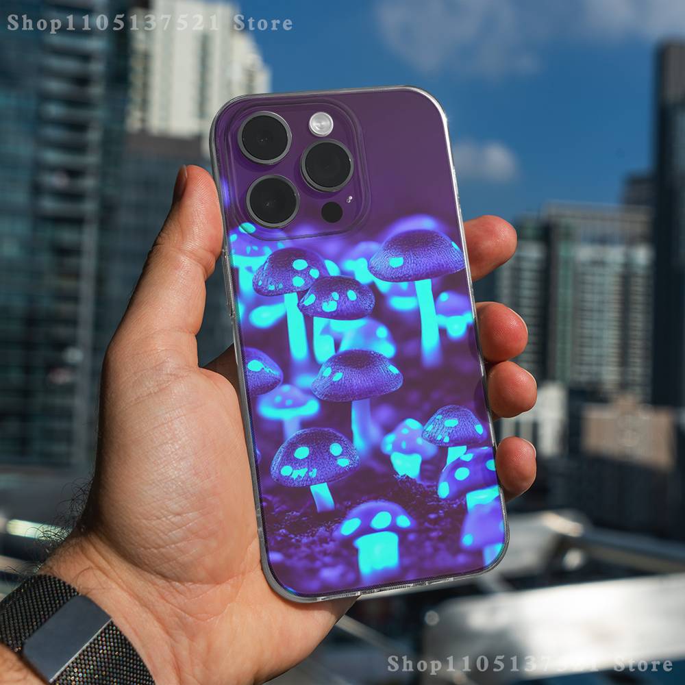 Trippy Magic Mushroom Art Phone Case For iPhone 17,16,15,14,13,12,11 Pro,Max,Plus,X,XS,XR,SE4,E Mini Transparent Soft Cover iPhoneX
Trippy Magic Mushroom Art Phone Case For iPhone 17,16,15,14,13,12,11 Pro,Max,Plus,X,XS,XR,SE4,E Mini Transparent Soft Cover iPhoneX