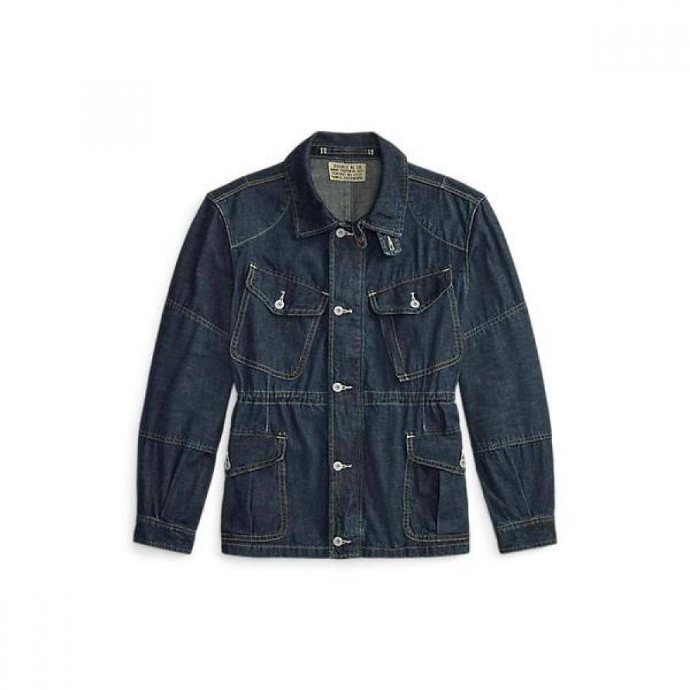 Double Rl Indigo Denim Field Jacket Mnrrotw16020188400 L
Double Rl Indigo Denim Field Jacket Mnrrotw16020188400 L