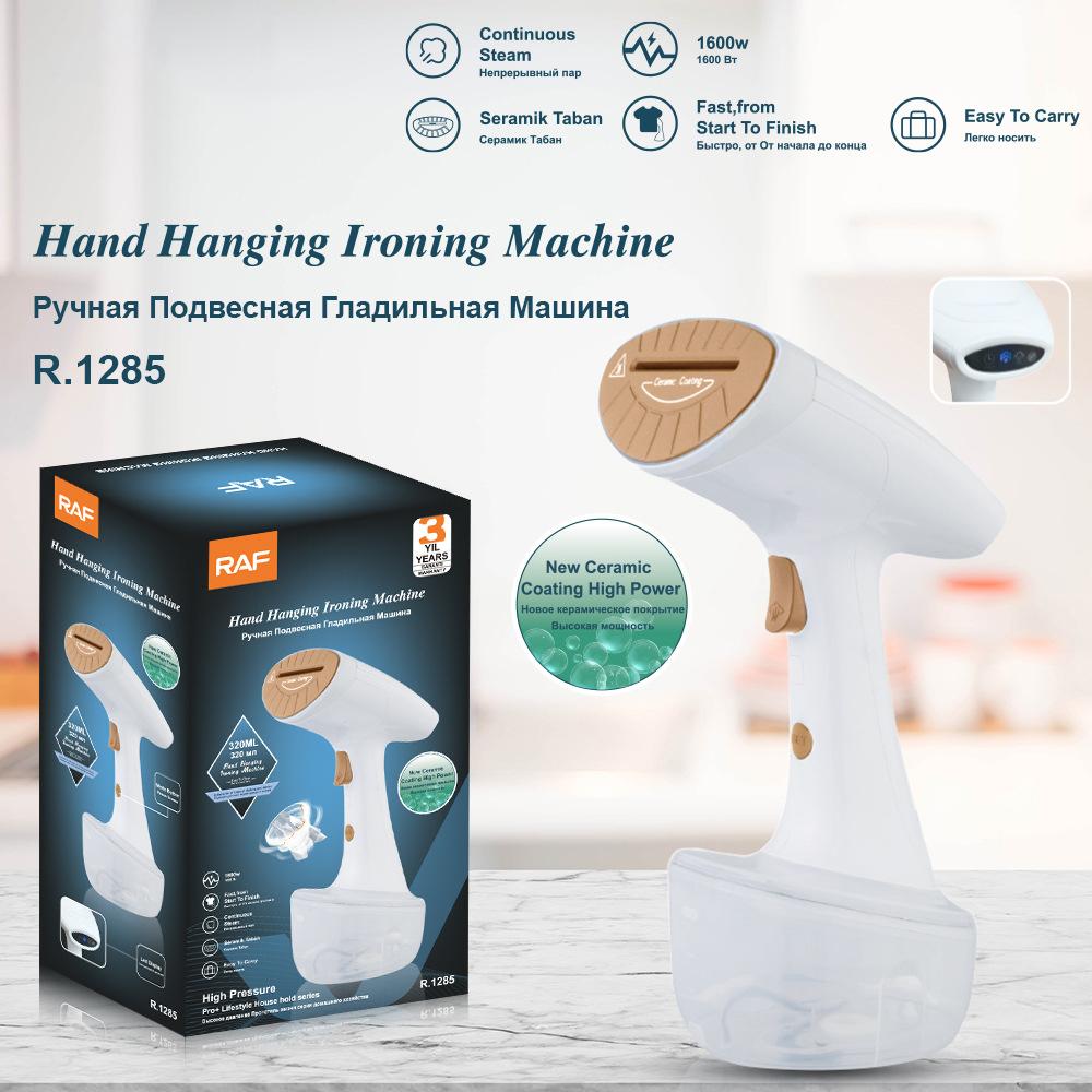 RAF R.1285 Clothes Steamer Dry Wet 1600W Handheld Garment Steamer 200ml Water Tank,EU Plug Black
RAF R.1285 Clothes Steamer Dry Wet 1600W Handheld Garment Steamer 200ml Water Tank,EU Plug Black