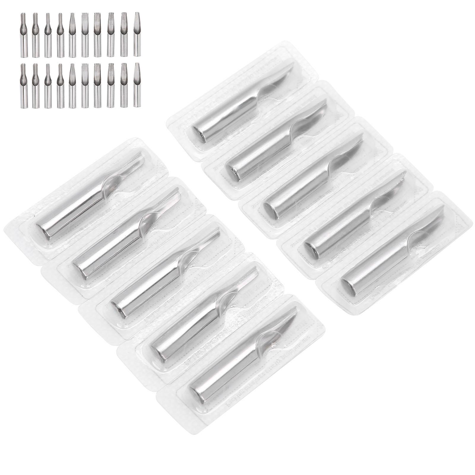 20pcs Tattoo Tip Kit Stainless Steel Tattoo Needle Tips 5FT/ 7FT/ 9FT/ 11FT/ 13FT/ 15FT/ 5RT/ 7RT/ 11RT/ 18RT
20pcs Tattoo Tip Kit Stainless Steel Tattoo Needle Tips 5FT/ 7FT/ 9FT/ 11FT/ 13FT/ 15FT/ 5RT/ 7RT/ 11RT/ 18RT