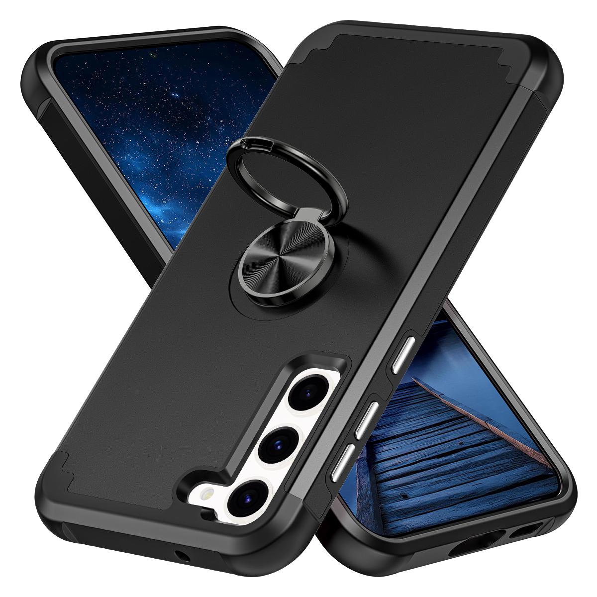 For Samsung Galaxy S24+ Hybrid Case PC+TPU Phone Back Cover Protector with Kickstand Black
For Samsung Galaxy S24+ Hybrid Case PC+TPU Phone Back Cover Protector with Kickstand Black