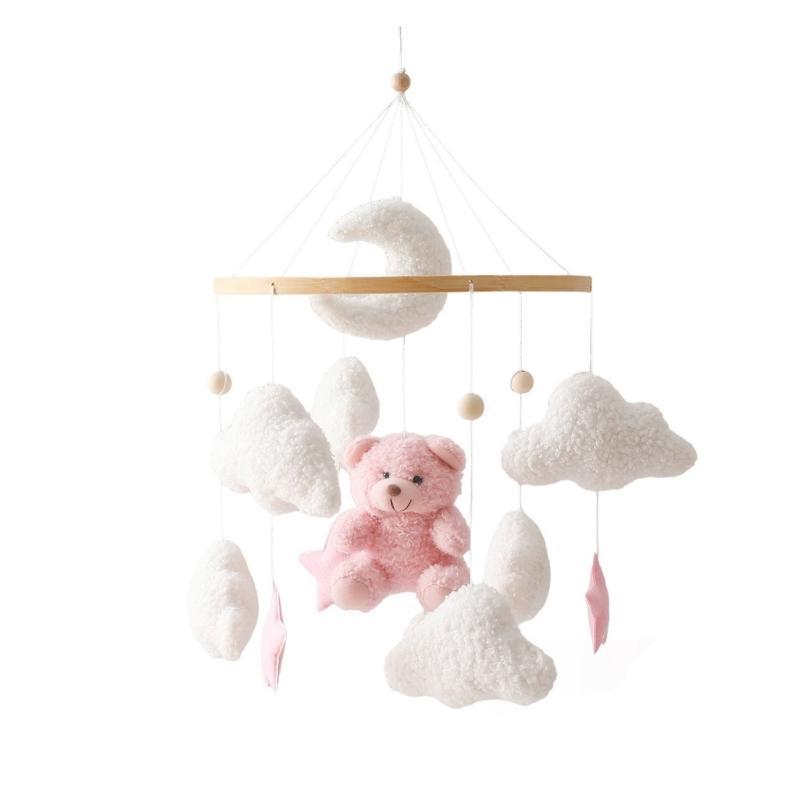 Quiet Rotating Nursery Mobile For Infant Plush Animal Rattle Sensory Bedbell Toy Easy Installation Crib Hanging Pendant рожевий
Quiet Rotating Nursery Mobile For Infant Plush Animal Rattle Sensory Bedbell Toy Easy Installation Crib Hanging Pendant рожевий