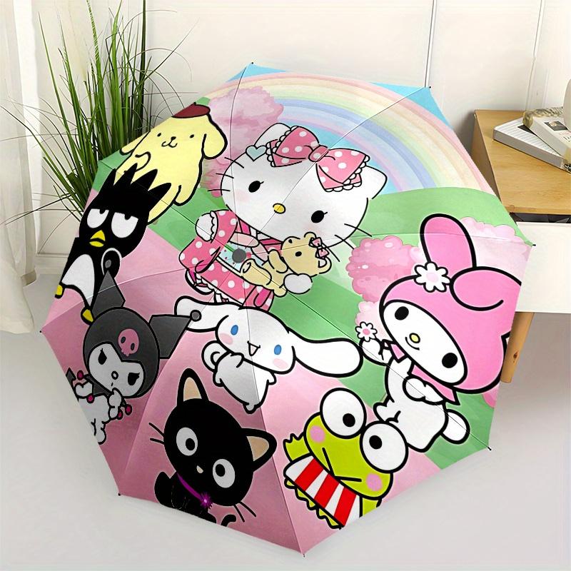 Hello Kitty, Sanrio Characters Automatic opening and closing folding umbrella with 8 rib frame and compact travel design, perfect for all oc
Hello Kitty, Sanrio Characters Automatic opening and closing folding umbrella with 8 rib frame and compact travel design, perfect for all oc