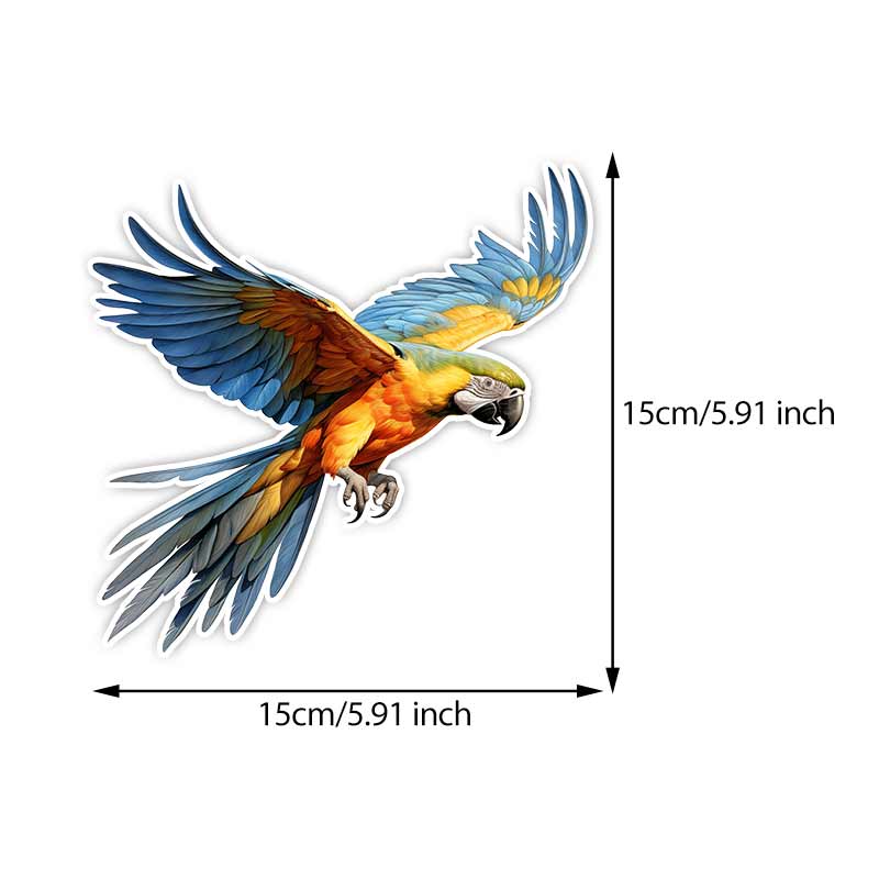 Macaw Car Sticker Waterproof Vinyl Decal on Bumper Rear Window Laptop Self-adhesive Decal For Car Accessories TM211 A-15cm Longest Side
Macaw Car Sticker Waterproof Vinyl Decal on Bumper Rear Window Laptop Self-adhesive Decal For Car Accessories TM211 A-15cm Longest Side