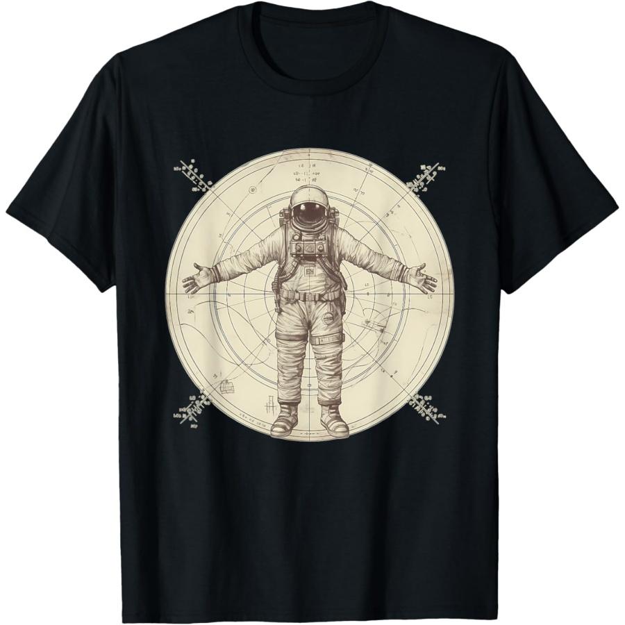 Vitruvian Astronaut Funny Leonardo Da Vinci Graphic T-Shirt XXXXXL чорний
Vitruvian Astronaut Funny Leonardo Da Vinci Graphic T-Shirt XXXXXL чорний