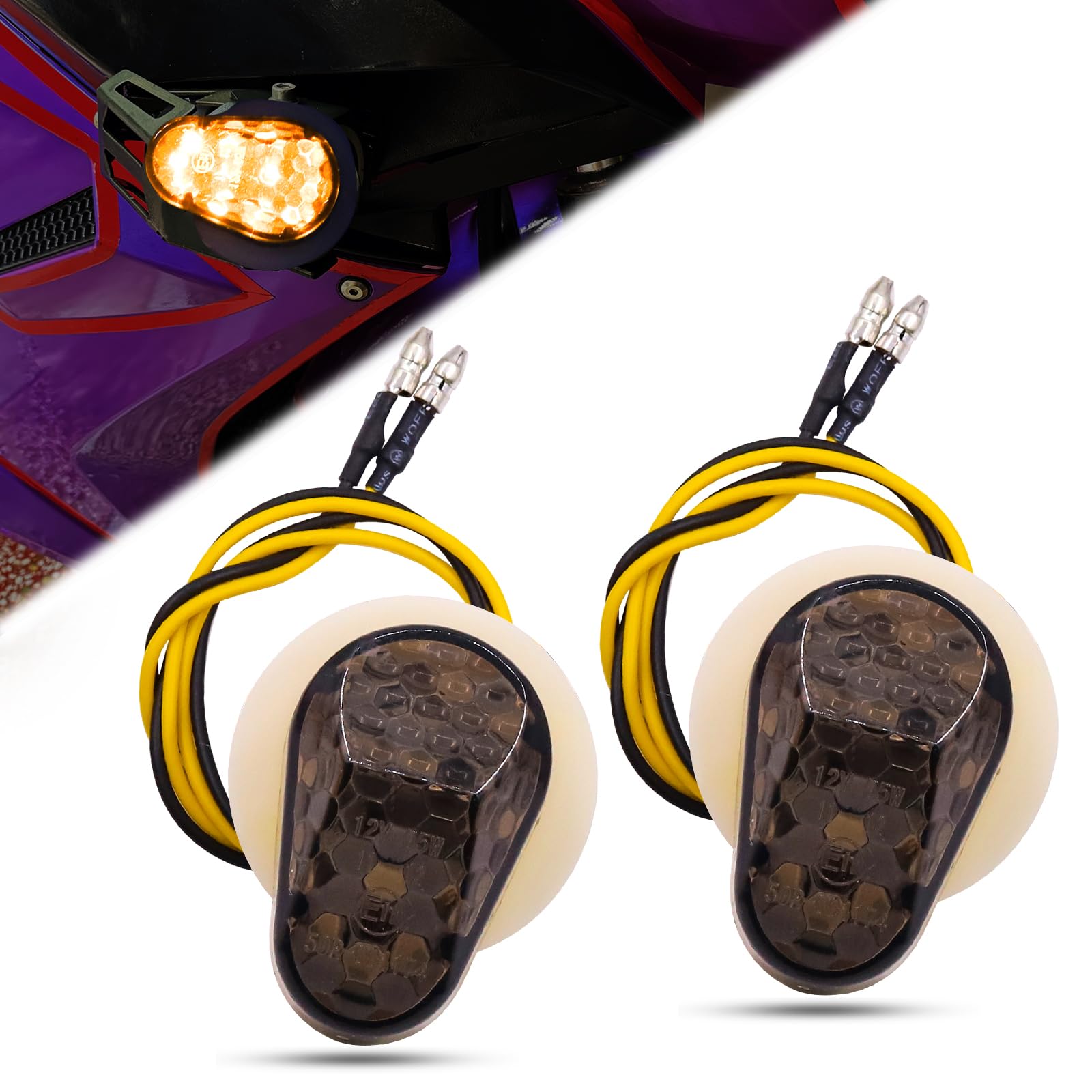 Aoling Turn Signals for Yamaha Motorcycle Cowl Turn Signals Compatible with FZ25 Turn Signals LED Motorcycle Recessed Front Motorcycle Turn Signals янтарь
Aoling Turn Signals for Yamaha Motorcycle Cowl Turn Signals Compatible with FZ25 Turn Signals LED Motorcycle Recessed Front Motorcycle Turn Signals янтарь