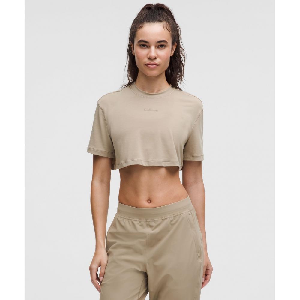 Lululemon Джерси Тренировочная супер укороченная рубашка с коротким рукавом Sheer Oak 8
Lululemon Джерси Тренировочная супер укороченная рубашка с коротким рукавом Sheer Oak 8