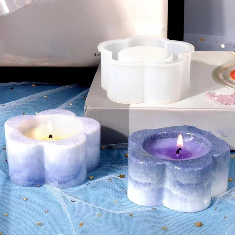 Creative Handmade Plum Blossom Candlestick Mold Silicone Candlestick Silicone Concrete Plaster Candle Container Mold Home Decor
Creative Handmade Plum Blossom Candlestick Mold Silicone Candlestick Silicone Concrete Plaster Candle Container Mold Home Decor