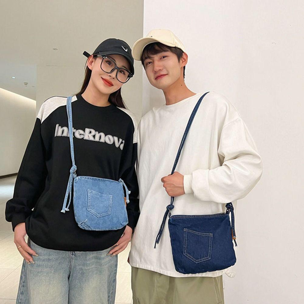 Y2K Denim Canvas Bag Street Style Solid Crossbody Bag Portable Vintage Handbag Streetwear темно-синього кольору
Y2K Denim Canvas Bag Street Style Solid Crossbody Bag Portable Vintage Handbag Streetwear темно-синього кольору