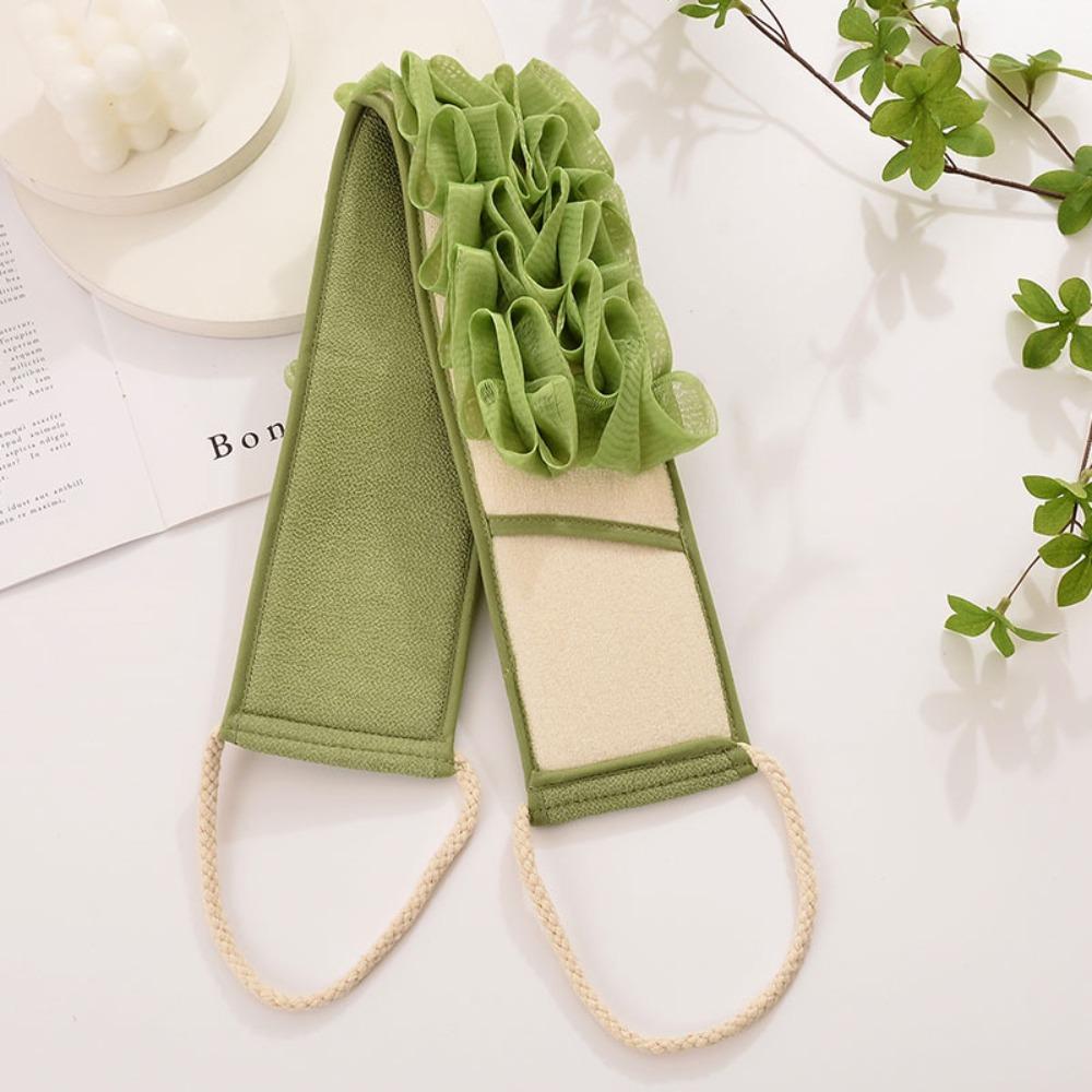 2 in 1 Back Scrubber with Pull Strap Exfoliating Bath Towel Back Scrub Towel Home жёлтый 
2 in 1 Back Scrubber with Pull Strap Exfoliating Bath Towel Back Scrub Towel Home жёлтый