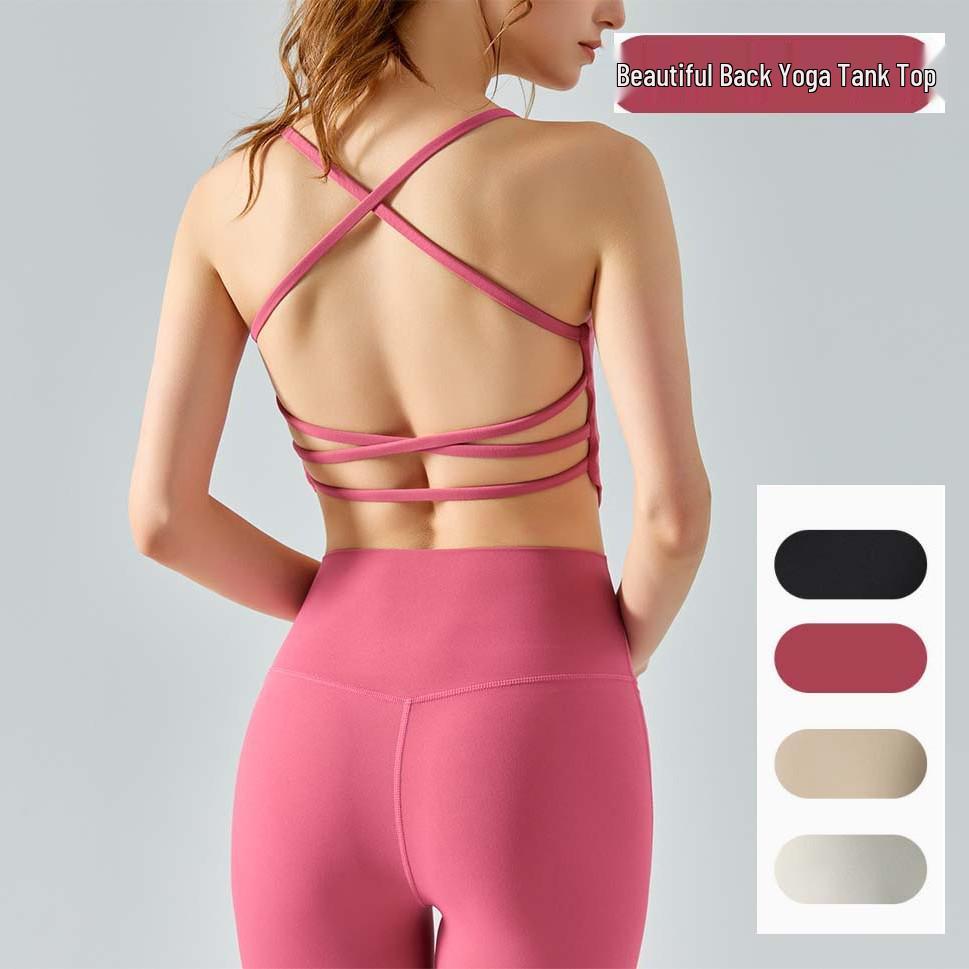Outdoor Sports Fitness Stylish Yoga Vest with Comfortable Fit and Fashionable Back Design L
Outdoor Sports Fitness Stylish Yoga Vest with Comfortable Fit and Fashionable Back Design L