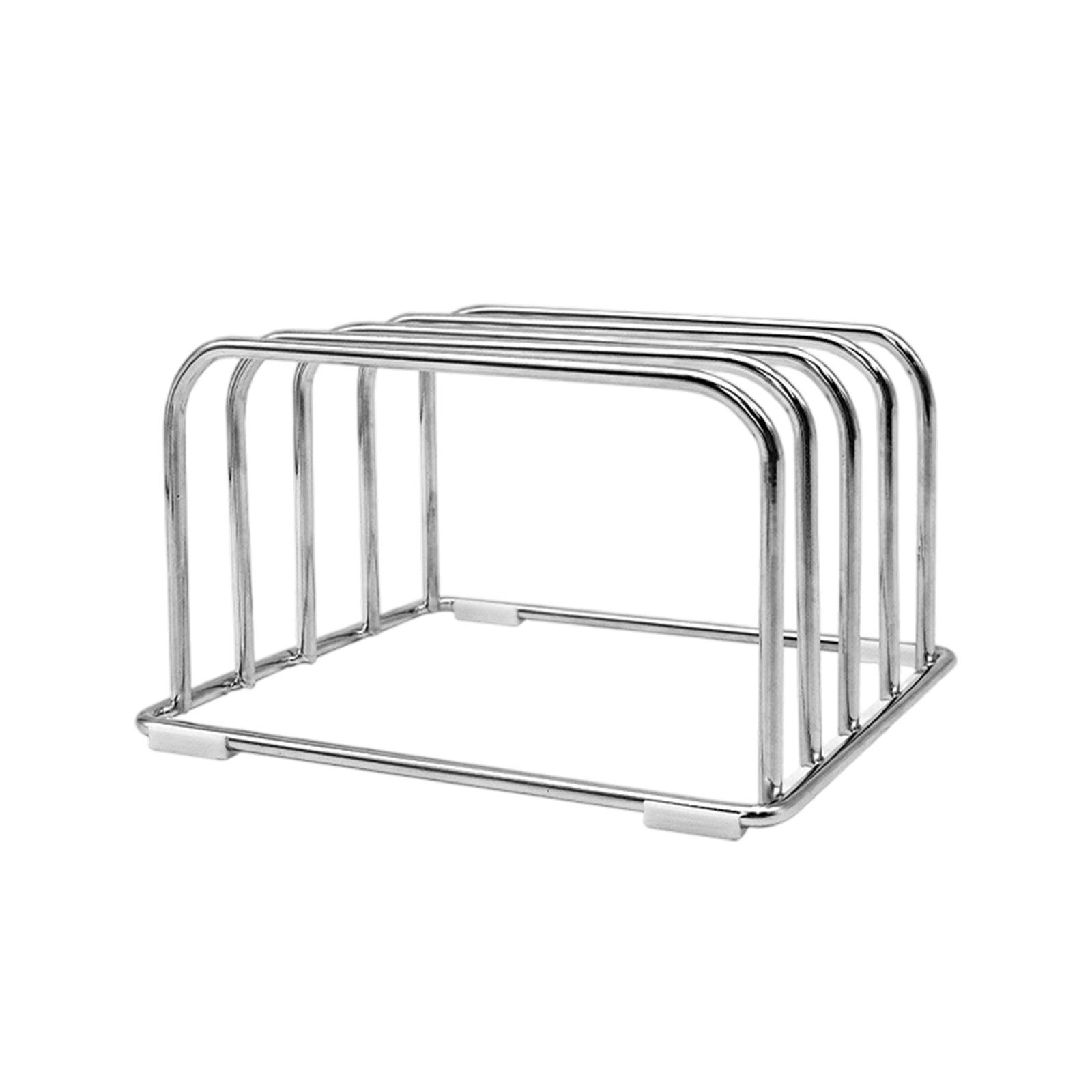 1pc Stainless Steel Chopping Board Storage Rack, Suitable For Storing Thin Chopping Boards And Plates The Countertop One Size
1pc Stainless Steel Chopping Board Storage Rack, Suitable For Storing Thin Chopping Boards And Plates The Countertop One Size