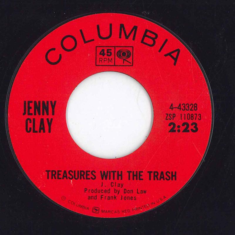 7inch Record JENNY CLAY Treasures With The Trash Another 443328 COLUMBIA US Folk Used
7inch Record JENNY CLAY Treasures With The Trash Another 443328 COLUMBIA US Folk Used