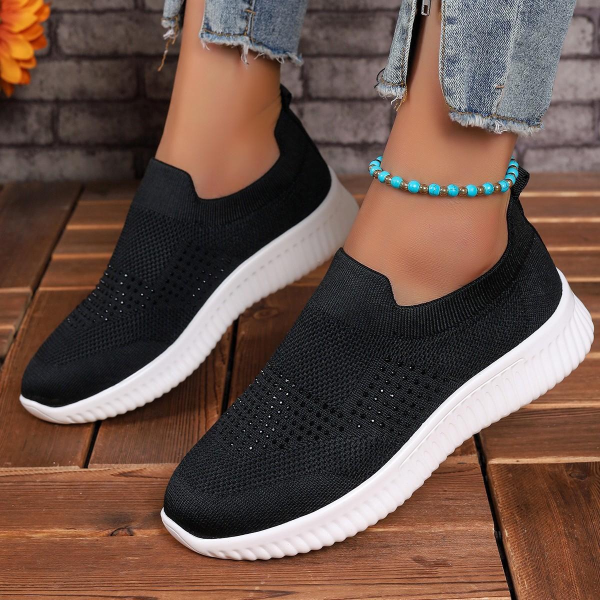 Женская обувь осень новая подошва-маффин повседневная летящая тканая спортивная обувь женская 43 чёрный
Женская обувь осень новая подошва-маффин повседневная летящая тканая спортивная обувь женская 43 чёрный