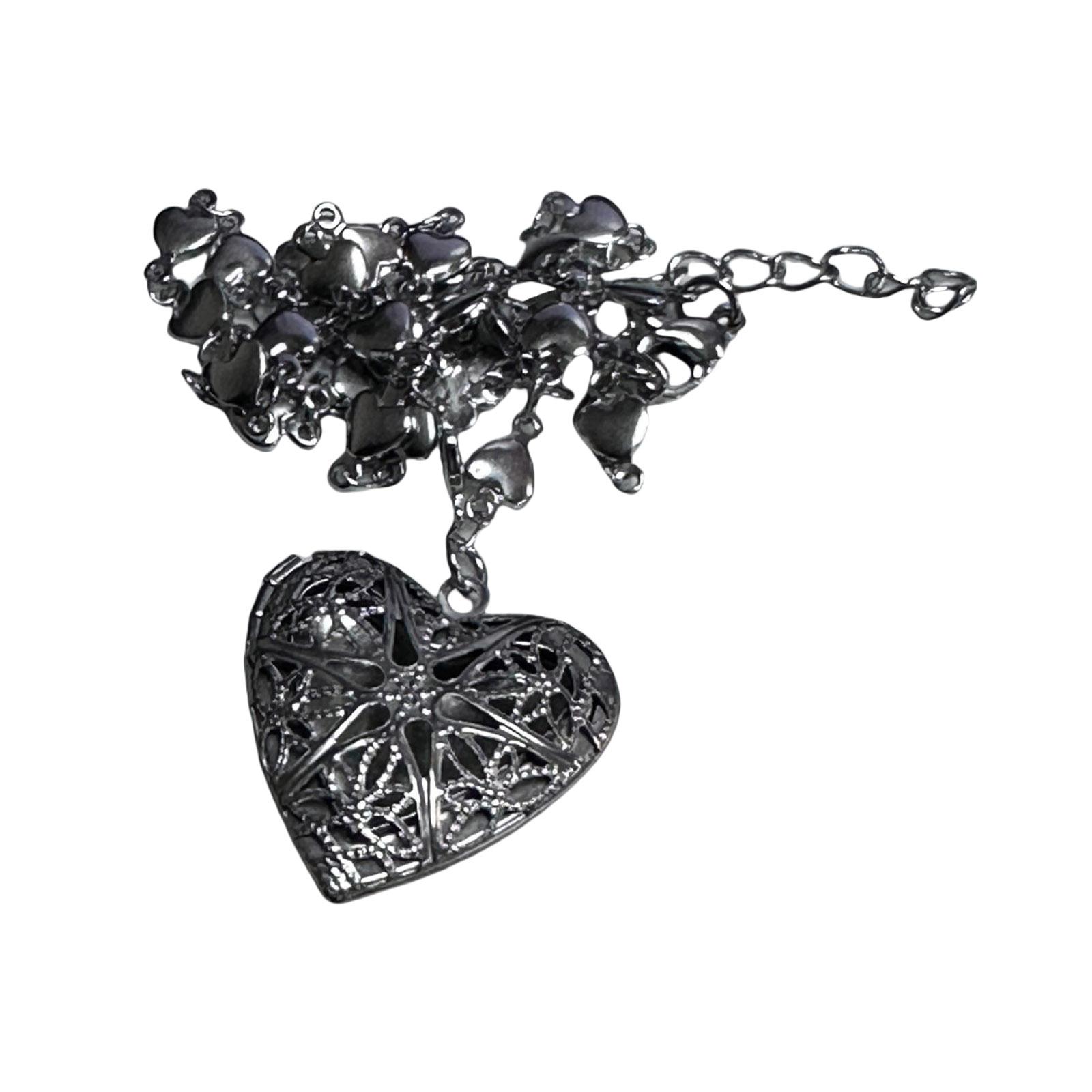Fashion Heart Pendant Necklace Featuring Unique Engraved Necklace Heart Locket Necklace Perfect for Various Occasion C
Fashion Heart Pendant Necklace Featuring Unique Engraved Necklace Heart Locket Necklace Perfect for Various Occasion C