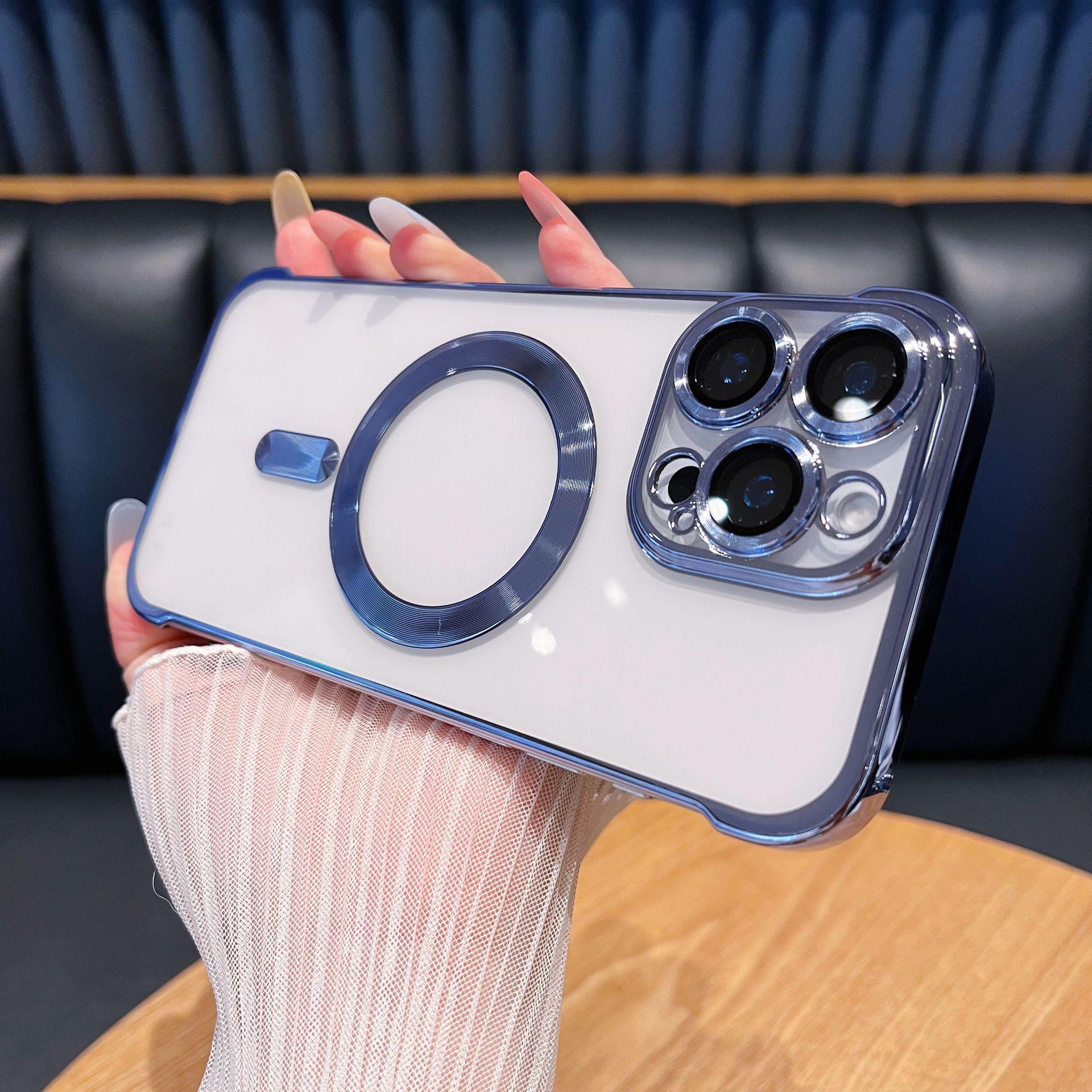 Frameless Transparent Phone Case with Lens Film for iPhone 16PM, Compatible with Apple 15, Magnetic Protection, Slim Design 15 Pro
Frameless Transparent Phone Case with Lens Film for iPhone 16PM, Compatible with Apple 15, Magnetic Protection, Slim Design 15 Pro