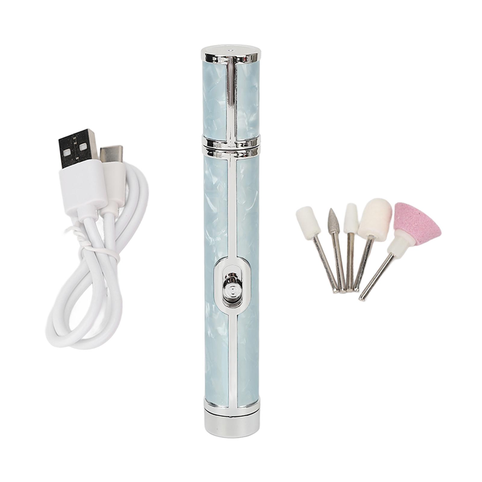 Electric Nail Polishing Machine 20000RPM Cordless Low Noise Nail Drill Machine with 5 Grinding Bits синий
Electric Nail Polishing Machine 20000RPM Cordless Low Noise Nail Drill Machine with 5 Grinding Bits синий