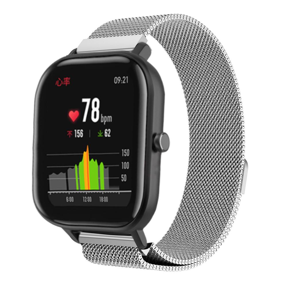 20mm Milanese Stainless Steel Fine Mesh Smart Bracelet Band for Samsung Galaxy Watch4 Classic 46mm 42mm/Watch4 44mm 40mm/Huami Watch Amazfit GTS Silver
20mm Milanese Stainless Steel Fine Mesh Smart Bracelet Band for Samsung Galaxy Watch4 Classic 46mm 42mm/Watch4 44mm 40mm/Huami Watch Amazfit GTS Silver